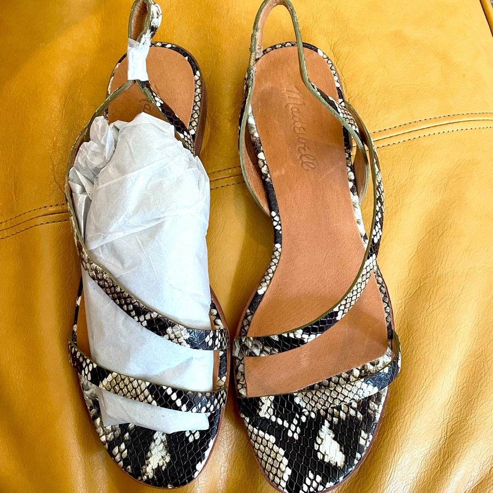 BRAND NEW Madewell Leather Sandals